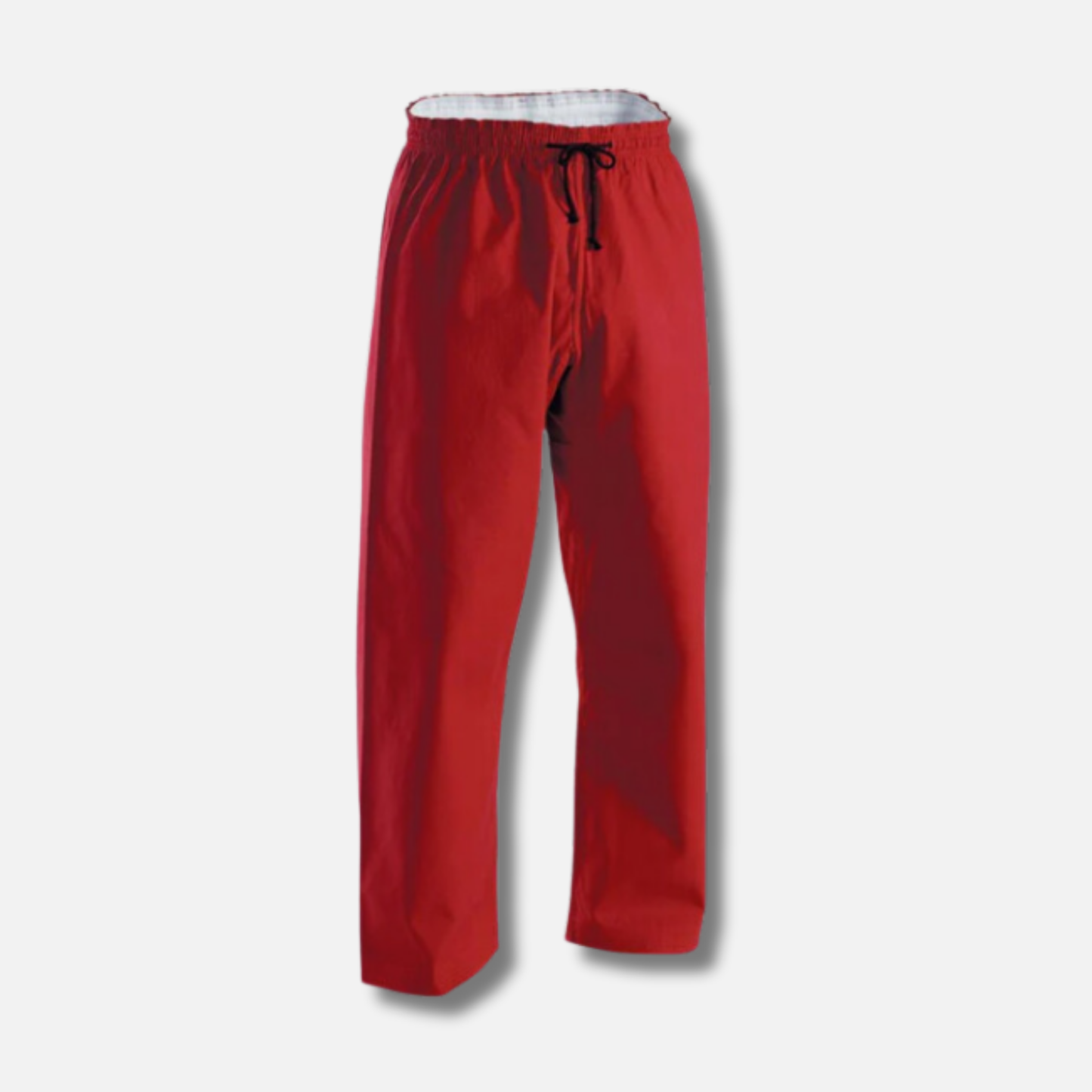 Red Pants - 8 oz. Middleweight Pants Brushed Cotton Elastic Waist Pants