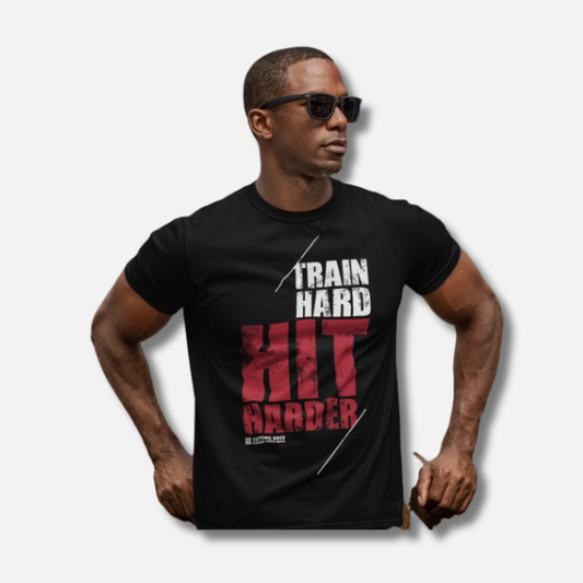 Train Hard - Black T-Shirt