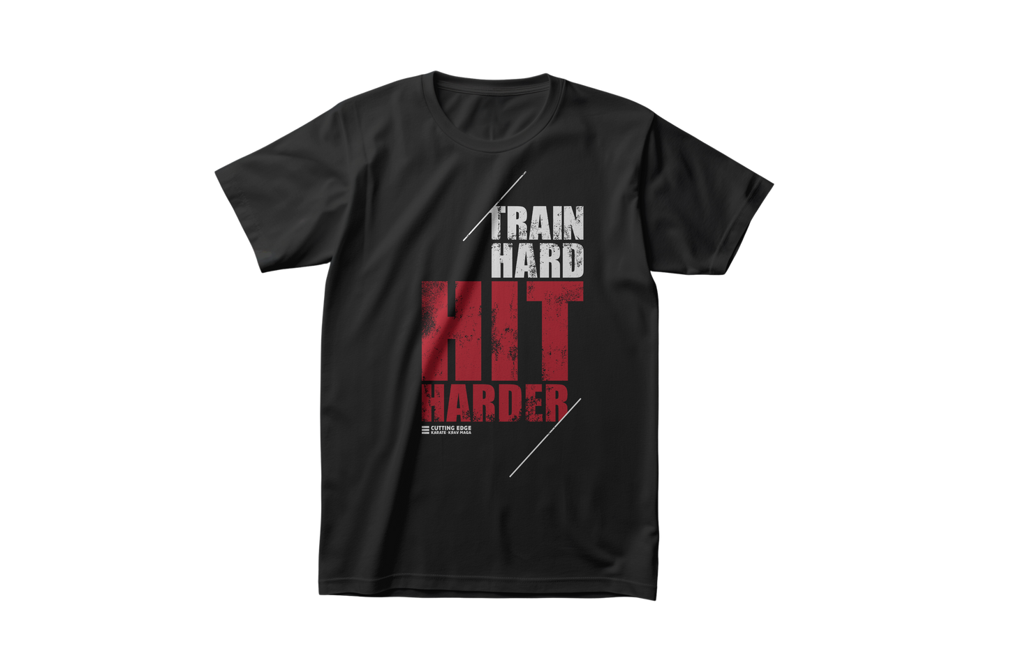 Train Hard - Black T-Shirt