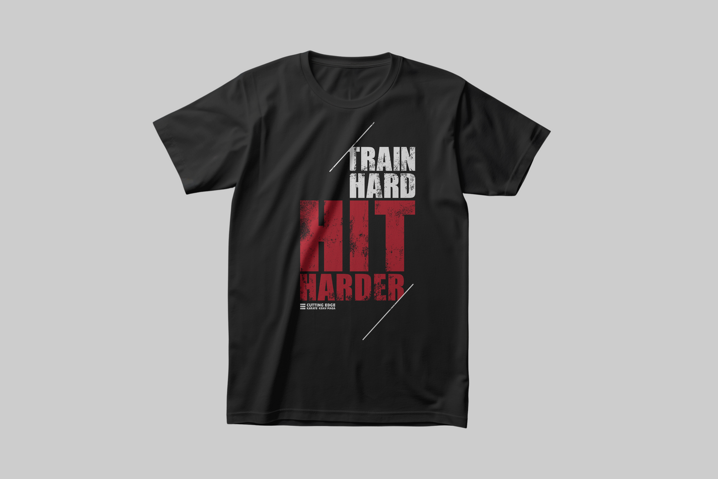 Train Hard - Black T-Shirt